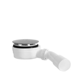   Zuhanytálca szifon, Roltechnik RZS06/90 90-es, extra alacsony, inox