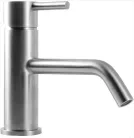 Mosdó csaptelep, MINIMAL mosdócsaptelep lefolyó nélkül, inox: MI002 Sapho