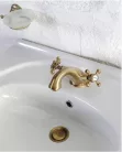 Mosdó csaptelep, Sapho REITANO ANTEA automata lefolyóval bronz 3176