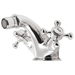   Bidé csaptelep, Sapho REITANO ANTEA automata lefolyóval króm 3181