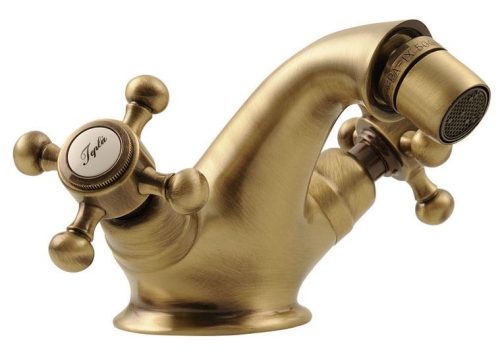 Bidé csaptelep, Sapho REITANO ANTEA automata lefolyóval bronz 3186