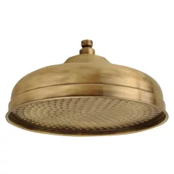   Trópusi zuhany, fejzuhany, Retro kör, 30cm, bronz : SOF3006 Sapho