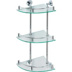   Polc, Sapho BEMETA OMEGA ECONOMY sarok üveg tripla 26x26x65 króm 104202152