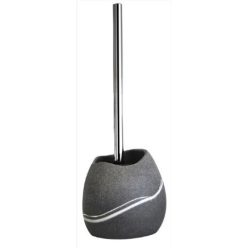   WC-kefe tartó, RIDDER LITTLE ROCK Dark WC-kefe : 22190407 Sapho