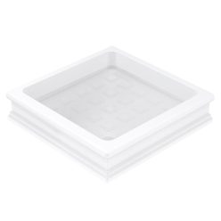   Zuhanytálca, KERASAN RETRO zuhanytálca szögletes 90x90x20cm: 133801 Sapho