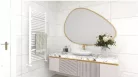 Egyenes radiátor, Arezzo design Smart White 1200x500 törölközőszárítós radiátor AR-SM12050W