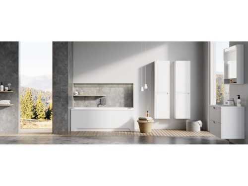 Fali szekrény, Ravak Classic II 40 faliszekrény, balos, fehér X000001472