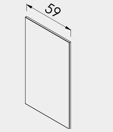 Fürdőszoba tükör, TBoss Floating Mirror Zone 60