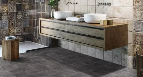 Járólap, Mainzu NORLAND BLACK 20X20 PORCELÁN LAP
