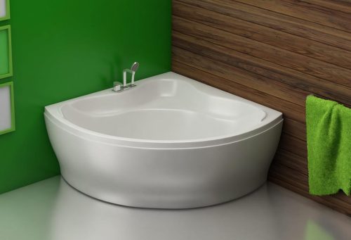 Hidromasszázs kád, M-Acryl Ancona  150x150, Wellness Premium Plus 28 fúvókás elektronikus