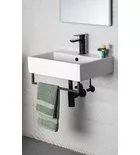 Mosdó, ISVEA PURITY Pultra szerelhető mosdó 50x13x42 cm: 10PL50050 Sapho