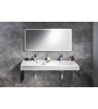 Mosdó, FLAVIA öntöttmárvány duplamosdó 150x10x50 cm: 68154 Sapho