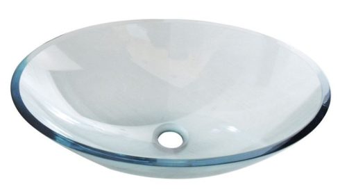 Mosdó, BEAUTY PURE ovális üvegmosdó 52x37,5x13,5cm: 2501-12 Sapho