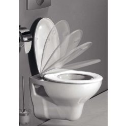   WC tető, Sapho LENA ülőke hidraulikus duroplast Soft Close inox 1703-113