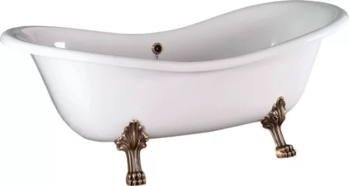 Kád, POLYSAN CHARLESTON kád 188x80, bronz lábbal: 38132 Sapho