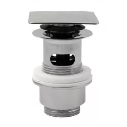   Le- és túlfolyó, Sapho OMP TEA KLIKLAK szögletes zárható króm 8540.360.5