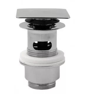 Le- és túlfolyó, Sapho OMP TEA KLIKLAK szögletes zárható króm 8540.360.5