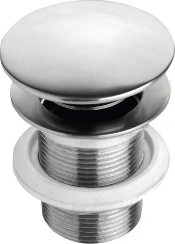 Lefolyó, MINIMAL Kliklak leeresztő túlfolyós mosdóhoz 1˝1/4 inox MI057 Sapho