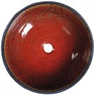 Mosdó, ATTILA kerámiamosdó 44x14 cm, paradicsomvörös/kerozin: DK007 Sapho
