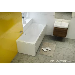   Hidromasszázs kád, M-Acryl Sortiment  160x75, Activ 4+4+4 pneumatikus vezérléssel