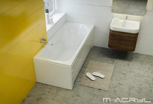 Hidromasszázs kád, M-Acryl Sortiment  170x75, Wellness Premium 24 fúvókás elektronikus