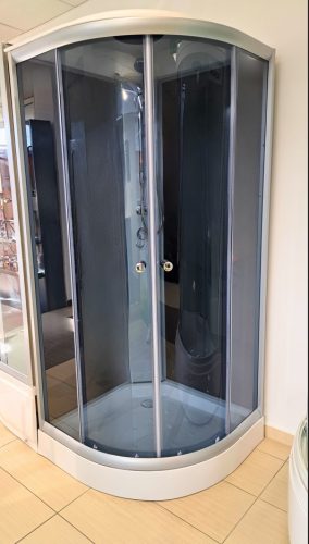 Zuhanykabin, 508 ECO STAR Fehér 90x90x205 cm Tető nélkül