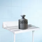Ülőke, RIDDER Ülőke zuhanyzóba, összecsukható, fehér: A0020301 Sapho