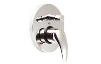 Falba süllyesztett, AQUALINE KASIOPEA Falbaépíthető csaptelep, 2 irányú váltóval: 1107-42