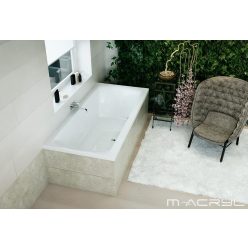   Hidromasszázs kád, M-Acryl Helena  160x70 Wellness Premium Plus elektronikus vezérléssel