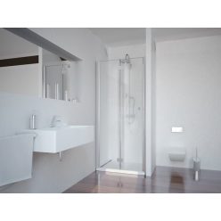   Zuhanyajtó, Sanotechnik Smartflex zuhanyfülke harmónika ajtó Cikkszám: D12100FL - balos kivitel