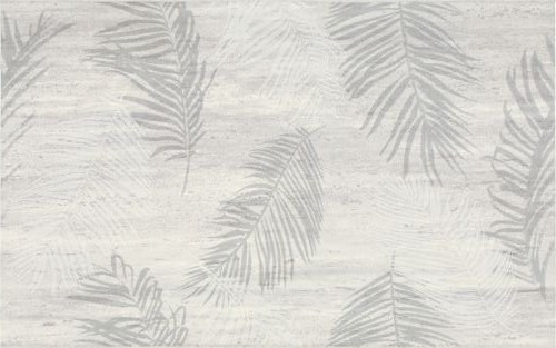 Dekorlap, Kwadro Nati Grys INSERTO Pióra/Feathers  25x40 1 db