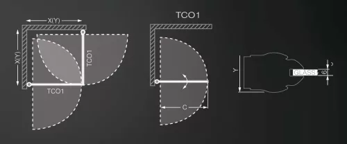 Zuhanykabin, Roltechnik TCO1+TCO1/1000 szögletes :RT