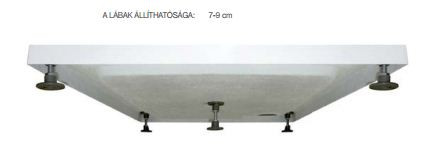 Zuhanykabin alkatrész, Roltechnik Flat zuhanytálca lábszett