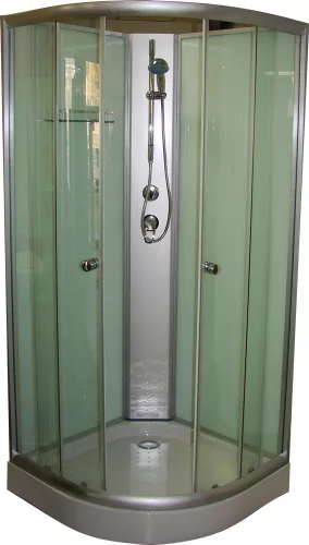 Zuhanykabin, Aqualife Opal 508 C Fehér 90x90x195 cm Tető nélkül