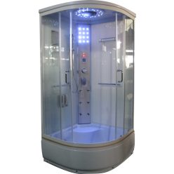   Hidromasszázs zuhanykabin, Aqualife Brill 8810A fehér 100x100x215 cm