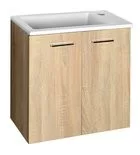 Mosdó, AQUALINE ZUNO 50 mosdó 50x25 cm: 9050