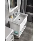 Mosdó, Aqualine Zuno kerámiamosdó 75x45 cm 9075