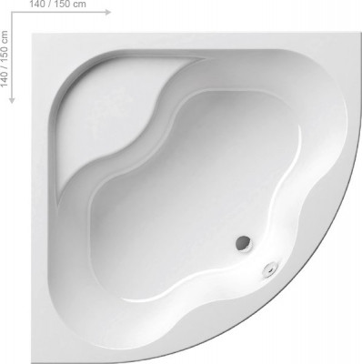 Kád, Ravak GENTIANA 140x140 fehér CF01000000