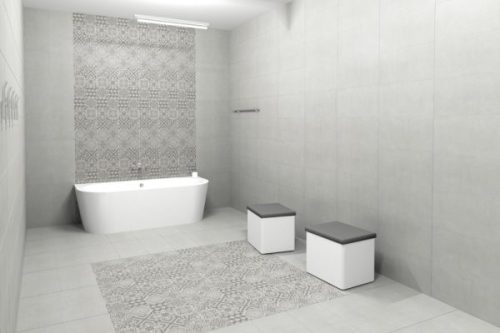 Dekorlap, Zalakerámia FIX CEMENTI SZÜRKE MINTÁS 30X60 ZAG-ZGD 60610