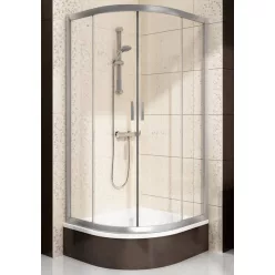   Zuhanykabin, Ravak Blix BLCP4-90 Sabina fehér+Trans. 3B270140Z1