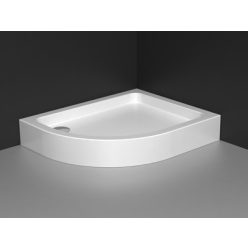   Zuhanytálca, Radaway Laros E 100x80 jobbos akril zuhanytálca