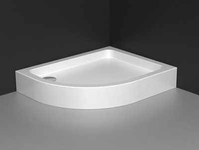 Zuhanytálca, Radaway Laros E 100x80 jobbos akril zuhanytálca