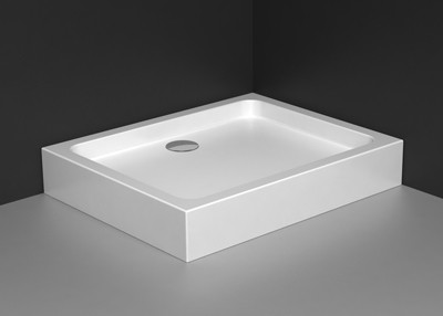 Zuhanytálca, Radaway Laros D 100x90 akril zuhanyálca előlappal