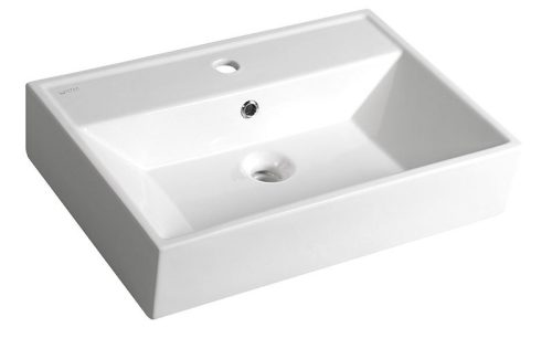 Mosdó, AQUALINE pultra vagy falra szerelhető 50x42 10SF50051