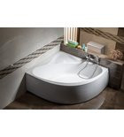 Kád, AQUALINE DYJE akril kád 150x150x42 cm, láb nélkül: A1550