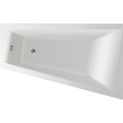   Kád, AQUALINE METUJE akril kád 160x100x47 cm, jobb, láb nélkül: G2611