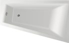 Kád, AQUALINE METUJE akril kád 160x100x47 cm, jobb, láb nélkül: G2611