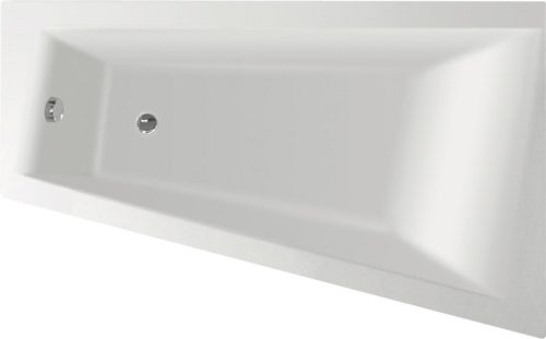 Kád, AQUALINE METUJE akril kád 160x100x47 cm, jobb, láb nélkül: G2611