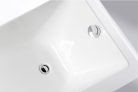 Kád, AQUALINE DOUBRAVA akril kád 160x70x42 cm, láb nélkül: A1670