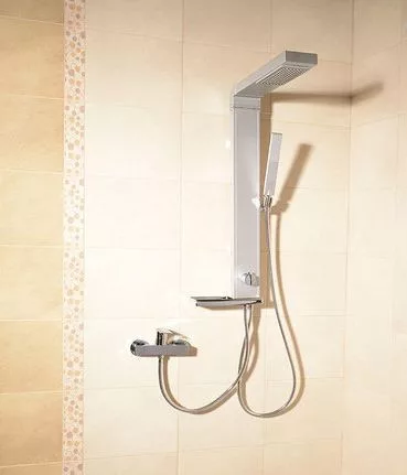 Zuhanyszett, AQUALINE ROME zuhanyoszlop 822mm alumínium SL760